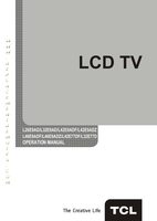 TCL L26E9ADOM Operating Manuals